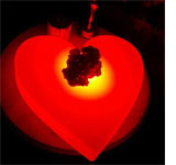 Беспроводной светодиодный светильник Heart с пультом