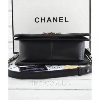 Женская сумка Chanel Le Boy Chevron Flap (9609) реплика