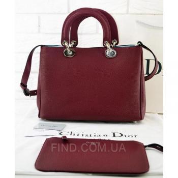 Женская сумка Dior Diorissimo Marsala Medium (2329) реплика