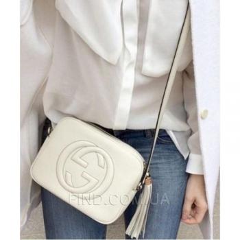 Женская сумка Gucci Soho Disco White Bag (3390) реплика