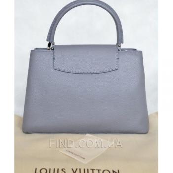 Женская сумка Louis Vuitton Capucines Grey (4031) реплика
