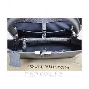 Женская сумка Louis Vuitton Capucines Grey (4031) реплика