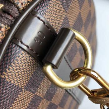 Женская сумка Louis Vuitton Speedy Damier Brown (4055) реплика