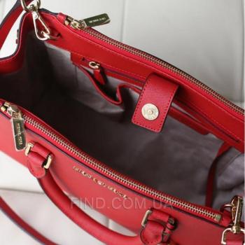 Женская сумка Michael Kors Medium Sutton Red (5500) реплика