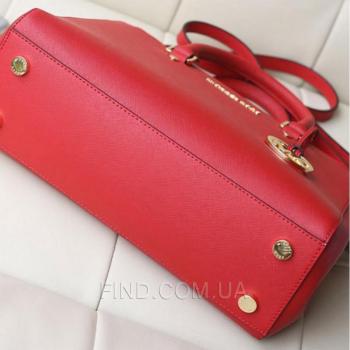 Женская сумка Michael Kors Medium Sutton Red (5500) реплика