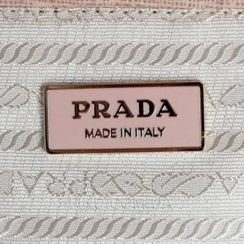 Женская сумка Prada saffiano lux tote bag biege (6901) реплика