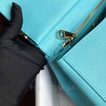 Женская сумка Сумка Dolce & Gabbana Sicily Sky Blue (4933) реплика