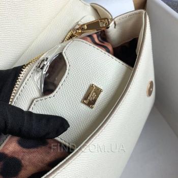 Женская сумка Сумка Dolce & Gabbana Sicily White (4932) реплика