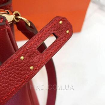 Женская сумка Hermes Birkin Red 30 cm (3780) реплика
