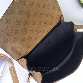 Женская сумка Louis Vuitton Pochette Metis Monogram Reverse (4163) реплика