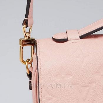 Женская сумка Louis Vuitton Pochette Metis Empreinte Rose Poudre (4158) реплика