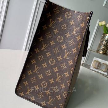 Женская сумка Louis Vuitton Onthego Monogram Reverse Tote (4155) реплика