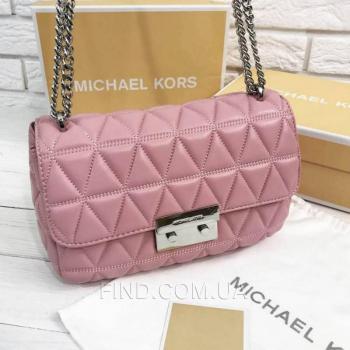 Женская сумка Michael Kors Sloan Pink (5719) реплика