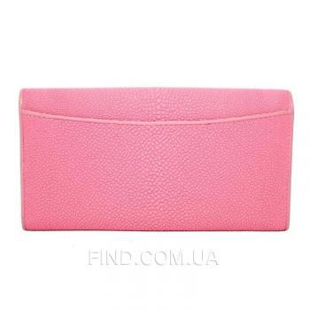 Женский кошелек из кожи ската (ST 52 Pink)