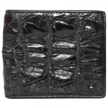 Мужское портмоне из кожи крокодила (ALM 04 BT Black)
