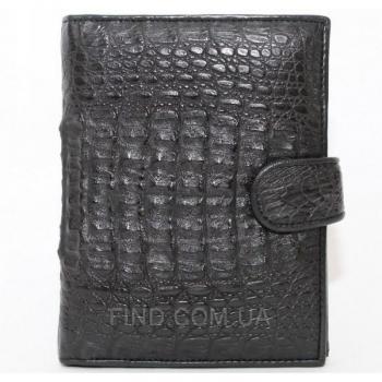 Мужское портмоне из кожи крокодила (ALMP 006H Black)