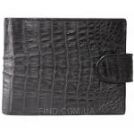 Мужское портмоне из кожи крокодила (ALM 100T Black)