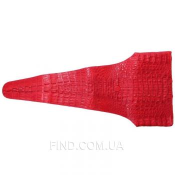 Женская сумка-клатч из кожи крокодила (FCM 320 Fire red)