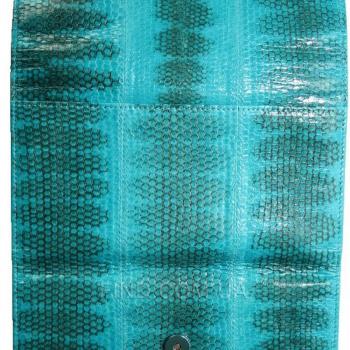 Женский кошелек из кожи морской змеи (SN 52 Turquoise)