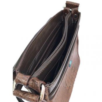 Мужская сумка из кожи крокодила (DCM 1608 Brown)