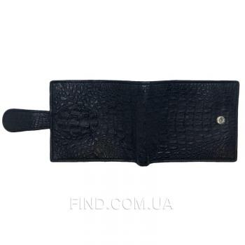 Портмоне из кожи сиамского крокодила (ALM 03-2 SK Black)