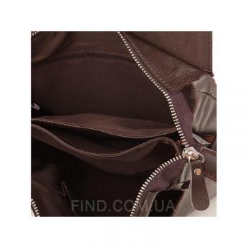 Коричневый кожаный мессенджер Tiding Bag (A25-064C)
