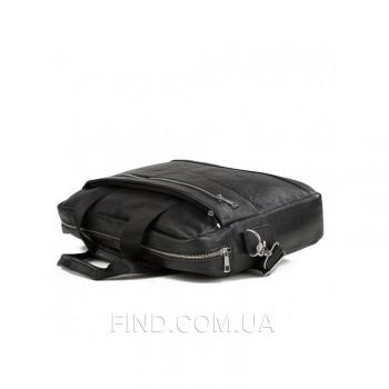 Черная мужская кожаная сумка Bexhill (Bx1128A)