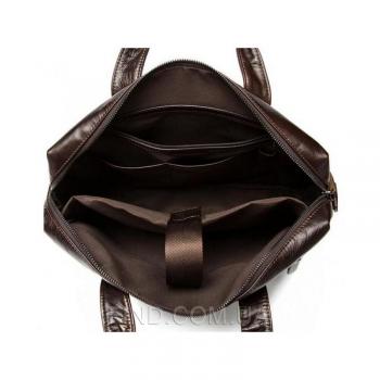 Коричневая мужская кожаная сумка Bexhill (Bx9005C)