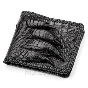 Мужское портмоне из натуральной кожи крокодила (18004)